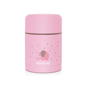 Thermos 600ml pour aliments solides rose