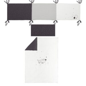 Housse de couette guau 60×120 blanc