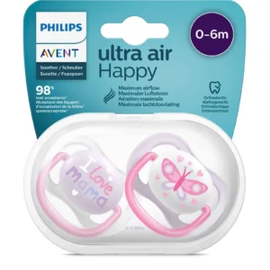 sucettes Ultra Air Happy 0-6 mois Fille-AVENT