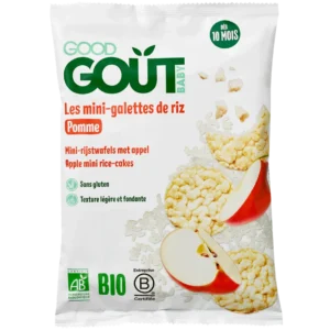 Good Goût Mini galettes de Riz à la Pomme 10m+
