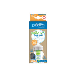 Biberon en verre 150ml cole large 0m+