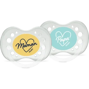 Sucettes Anatomiques Duo Famille 18M+ DODIE