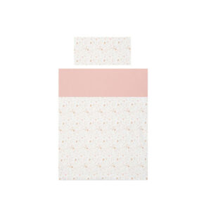 Housse de couette cottage 60×120 rose