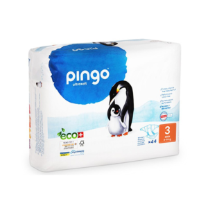 Couches écologiques jetables midi taille 3 (4-9KG) 44 couches