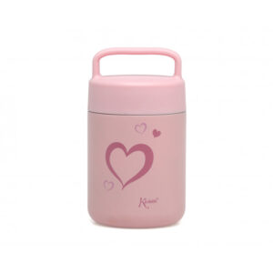 THERMO BOUILLIE EN ACIER INOXYDABLE 350ML ROSE KIOKIDS