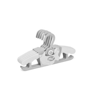 Lot de 5 cintres extensibles Gris-MS Innovaciones