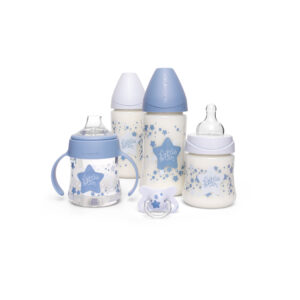 Suavinex Coffret My Essentials - 1 Sucette + 3 Bib. + 1 Tasse A Boire