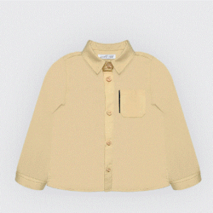 Chemise pour garçon en jaune-Noory